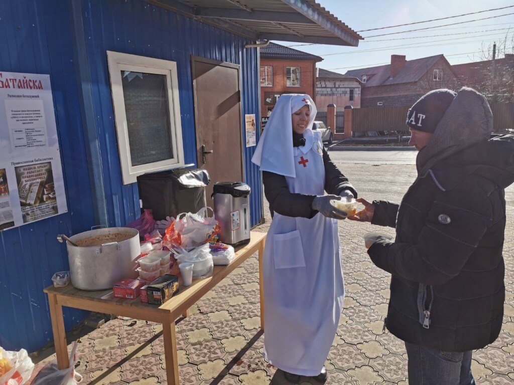 Кормления нуждающихся в нашем храме