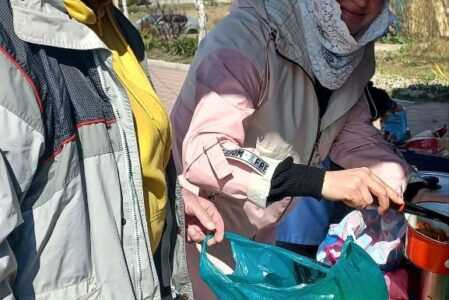 Воскресное кормление нуждающихся в  день памяти Сорока Севастийских мучеников